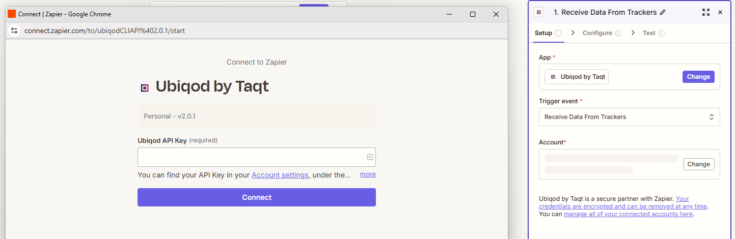 Connect your Ubiqod account with Zapier