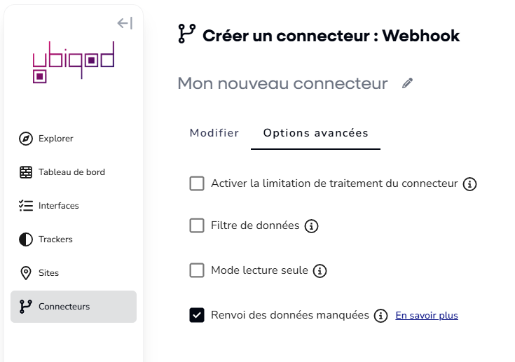 Rejeu des données IoT manquées