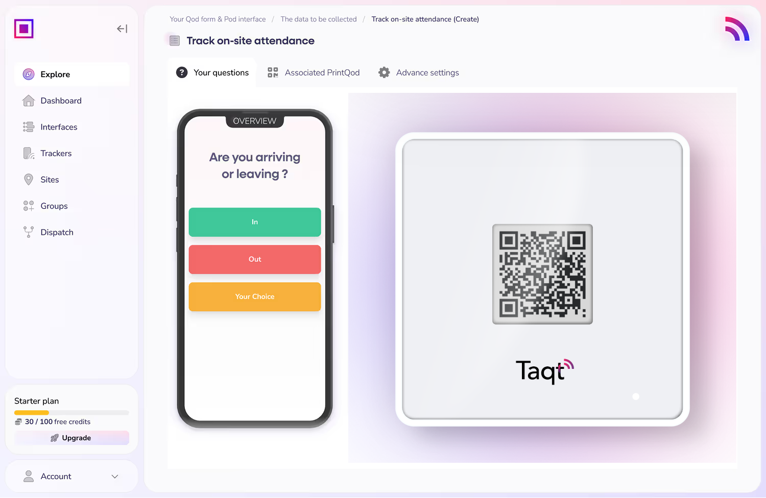Proof of Presence with rolling QR codes