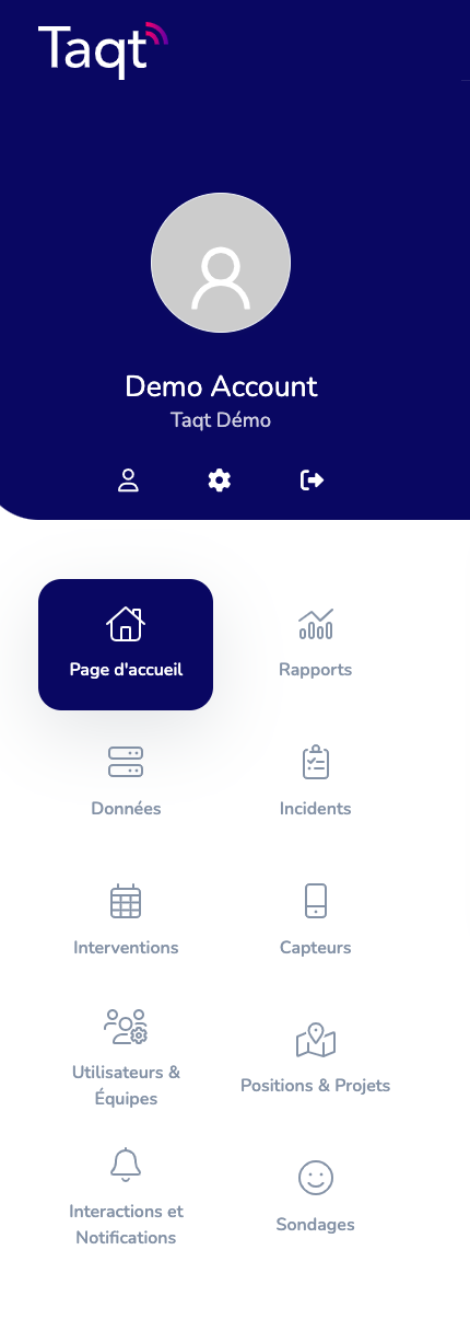 Vue des modules par un utilisateur Administrateur ou Editeur
