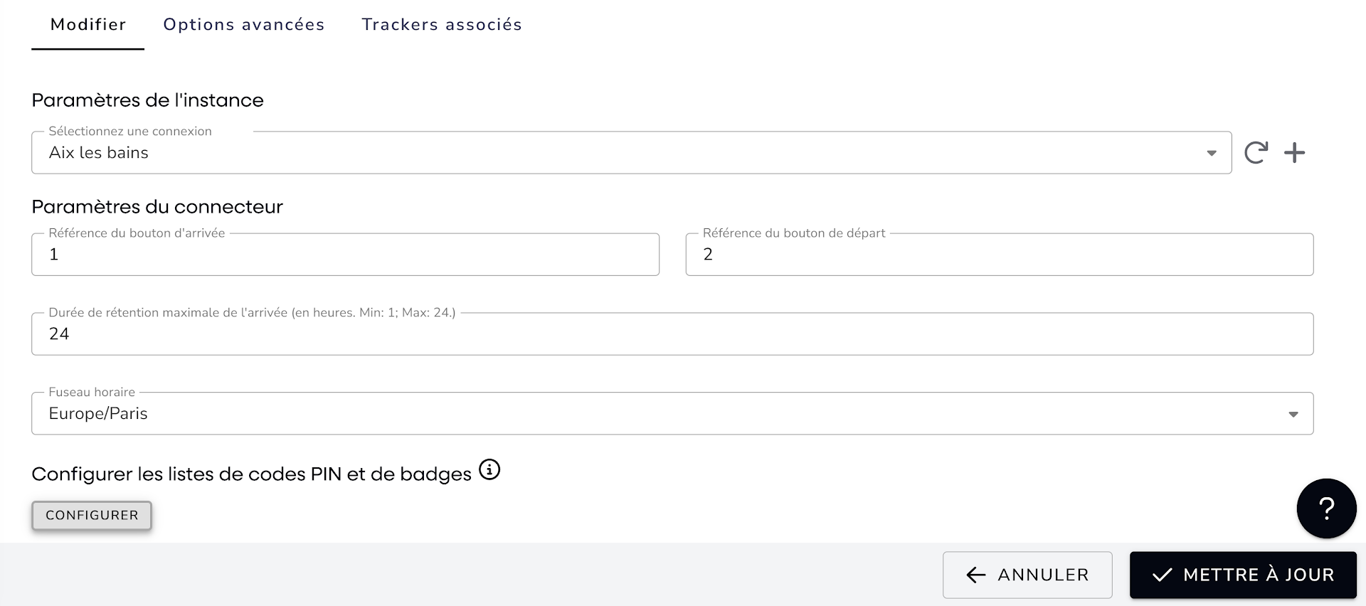 Configuration des badges NFC dans Skello